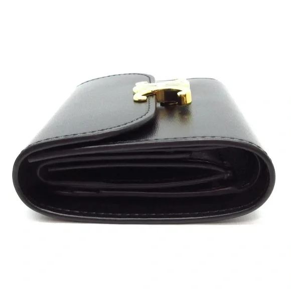 Authentic CELINE Compact - Calf Skin Trifold Wallet WOC on chain - Picture 12 of 15